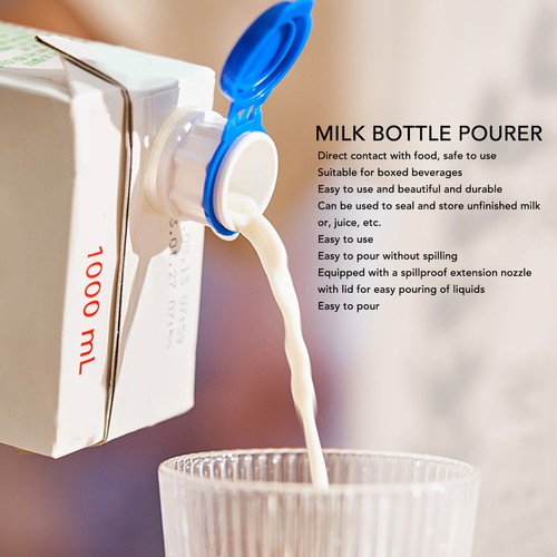 2pcs bottle pourer milk drinks - 2pcs,