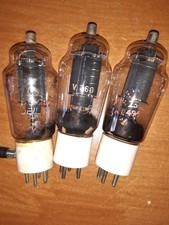 VINTAGE VALVE TUBE AUDIO 3 off VT60 (807)  TESTED