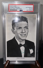 Frank Sinatra ~ Signed Autographed 1940's Postcard Photograph ~ PSA DNA Encased