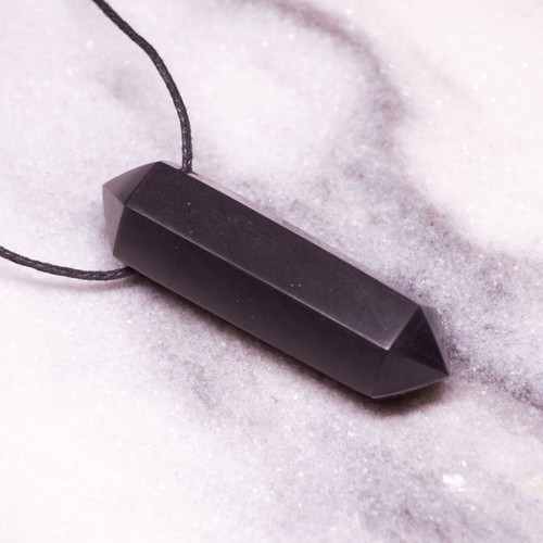 Shungite necklace natural - necklace,