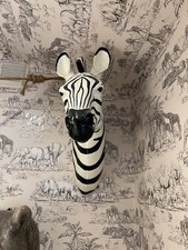 Zebra Head Wall Mounted -