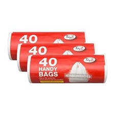 Tidyz 3 Packs Of 40 Handy Bags