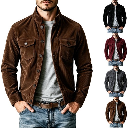 Corduroy jacket for men - corduroy,