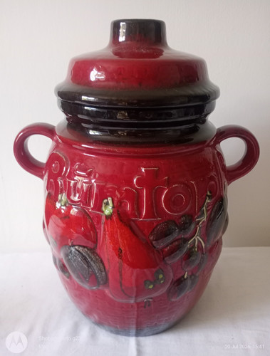 Rumtopf jar large glossy - jar,