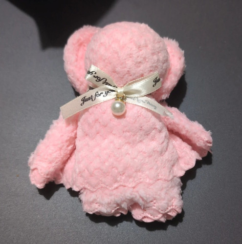 Pink baby teddy - pink, bear