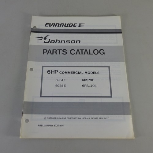 Parts catalog evinrude - evinrude, /