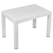 40x60cm Outdoor Plastic Lightweight Coffee Table Patio Balcony Garden Furniture