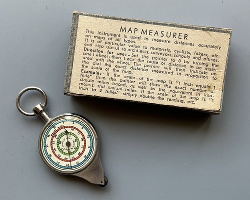 C1940 50s map measurer - c1940/50s, in