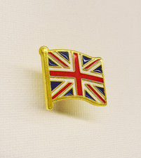 2 Union Jack Flag Lapel Chest