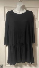 Boden Black Tunic Top Size
