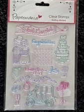 Unused Papermania Clear Stamps