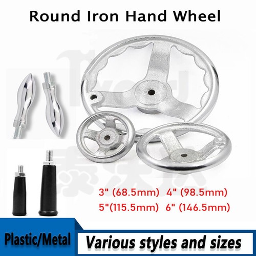6 round iron hand - 3", 6"