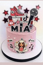 Tik Tok Cake Toppers Birthday