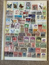 Selection foreign stamps - selection, of