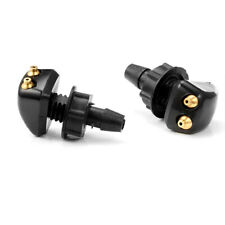 2x Universal Front Car Windscreen Sprayer Washer Wiper Nozzle Window Spray Jet