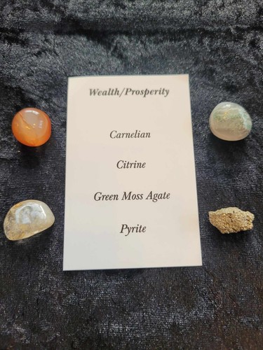 Crystal set for wealth - crystal,