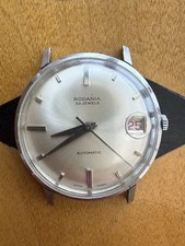 Vintage 1960s Rodania Automatic Men’s Watch, 30 Jewel Movement, Brevet 334004