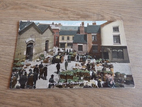 Postcard market square - postcard,