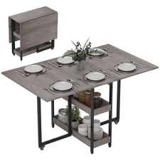 Homcom folding dining - dining, table