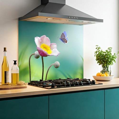 Printed glass kitchen - printed,