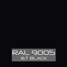 RAL Code 9005 Semi Gloss Black