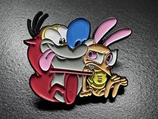 Ren & Stimpy Enamel Pin Badge