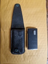 Vintage Ronson Lighter In Original Leather Case - Untested