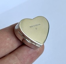 925 Silver Heart Pill Trinket