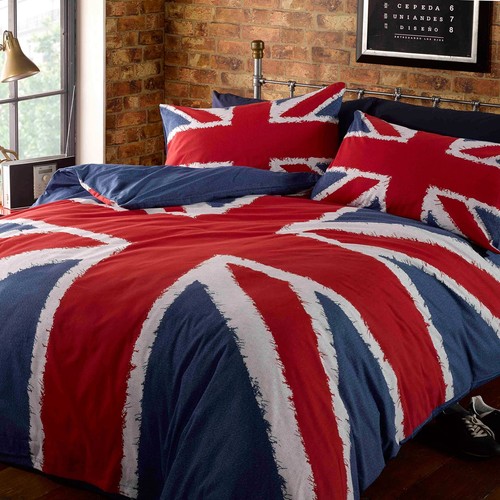 Union jack flag single duvet - flag,