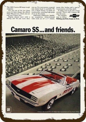 1969 chevrolet camaro indy - ss,
