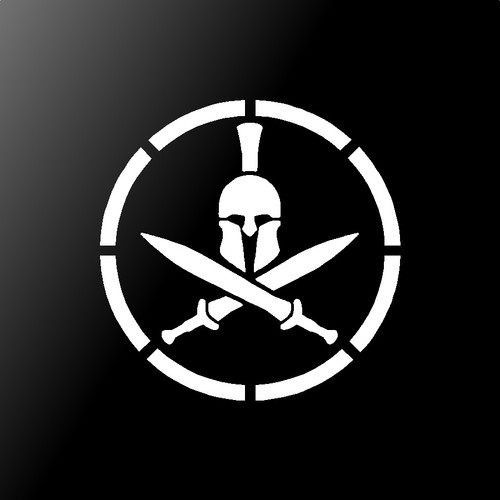 Spartan helmet shield vinyl - spartan,