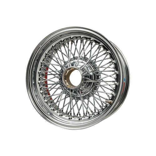 Chrome wire wheel - 15x6", curly