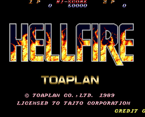 Hellfire toaplan 1989 pcb - toaplan,