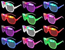 Flashing LED Glasses Multi