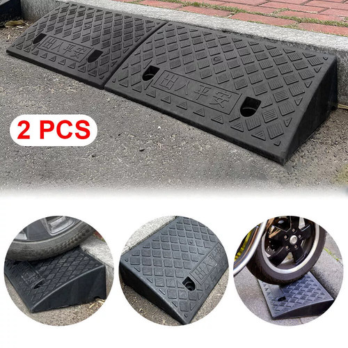 2pcs heavy duty rubber kerb - 2pcs,