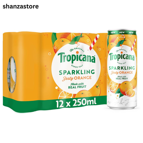 Tropicana sparkling zesty - sparkling,