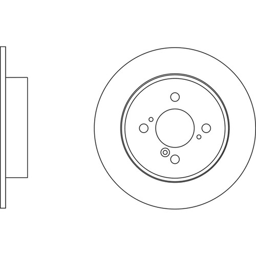 Brake discs solid - 2x,