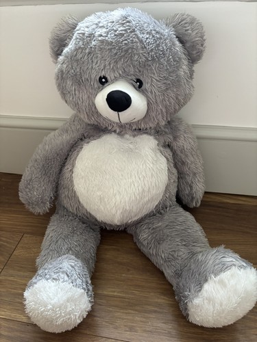 Dunelm grey white fluffy - grey,