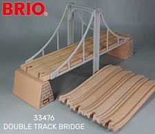 BRIO 33476 DOUBLE TRACK BRIDGE