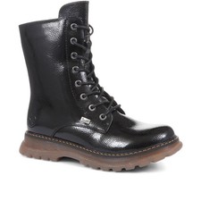 Pavers Lace-Up Calf Boots