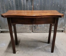 Antique Georgian Chippendale Mahogany Tea Table Side Table (c.1820)