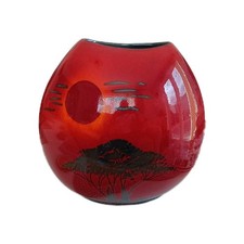 Poole Pottery  26cm  Purse Vase From AFRICAN SKY RANGE