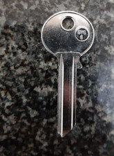 Yale silver metal head key