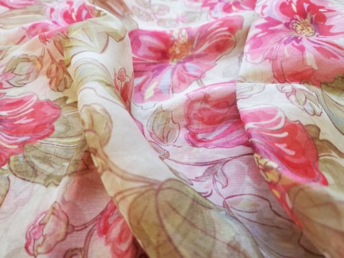 Italian chiffon silk 100 - italian,