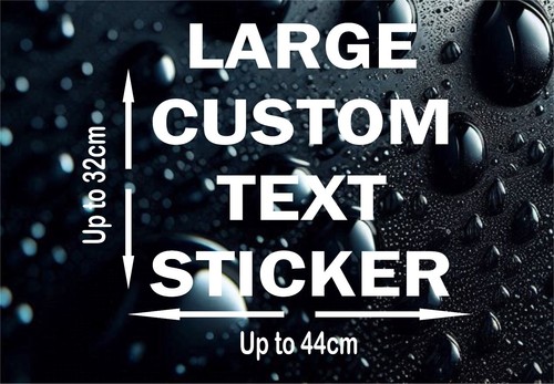 Large custom vinyl stickers - custom,