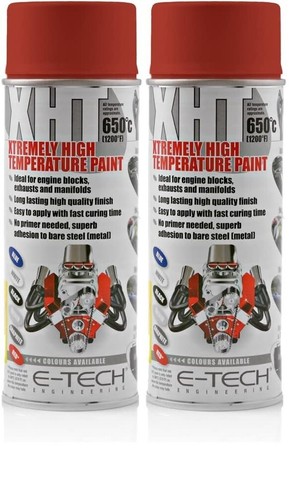Red high temperature spray - red,