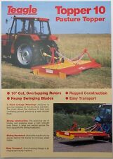 Original Teagle Topper 10 Pasture Topper Single Sheet Sales Brochure