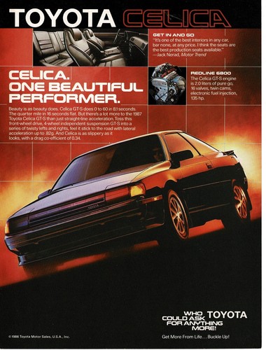 1987 toyota celica black - celica,