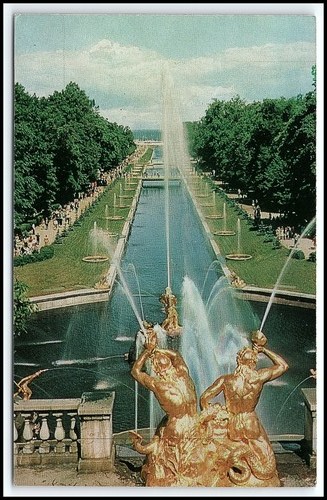 Peterhof great cascade - peterhof, tritons