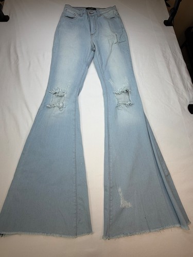 Gjg denim women ripped flare - gjg,